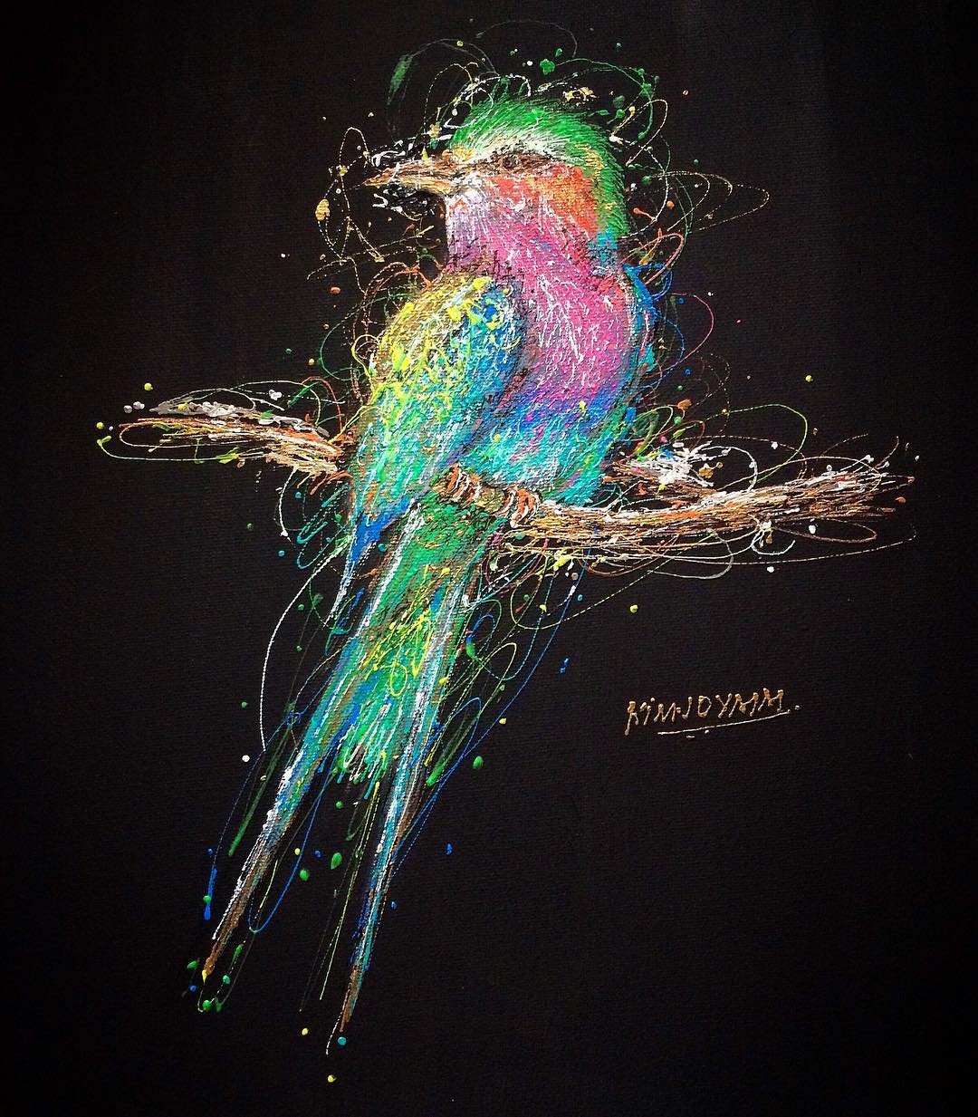 ve tranh bang kim tiem anh 6