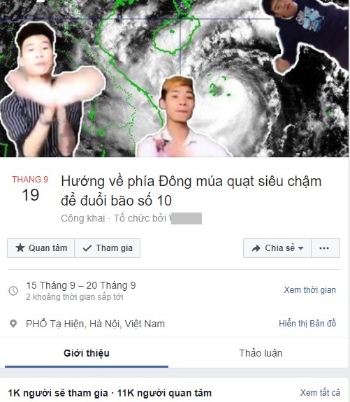 sự kiện nhảm nhí trên Facebook ảnh 2 su kien nham nhi tren Facebook anh 2