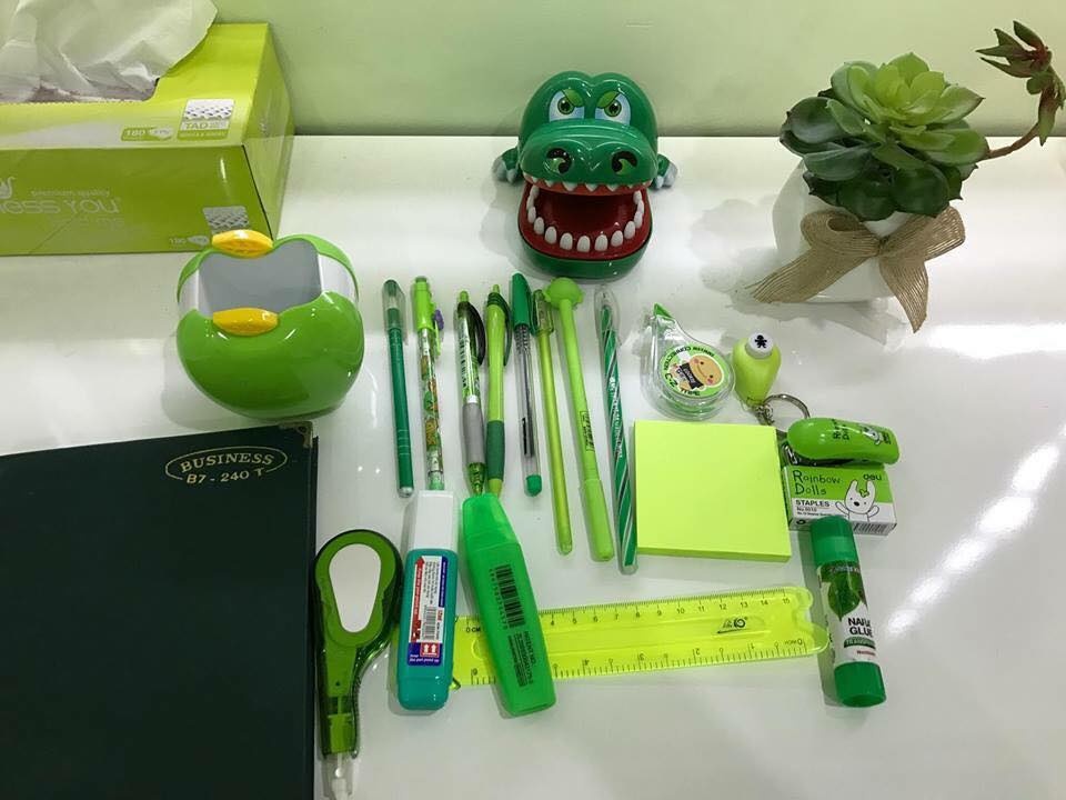 thay giao trang tri nha toan mau xanh anh 11