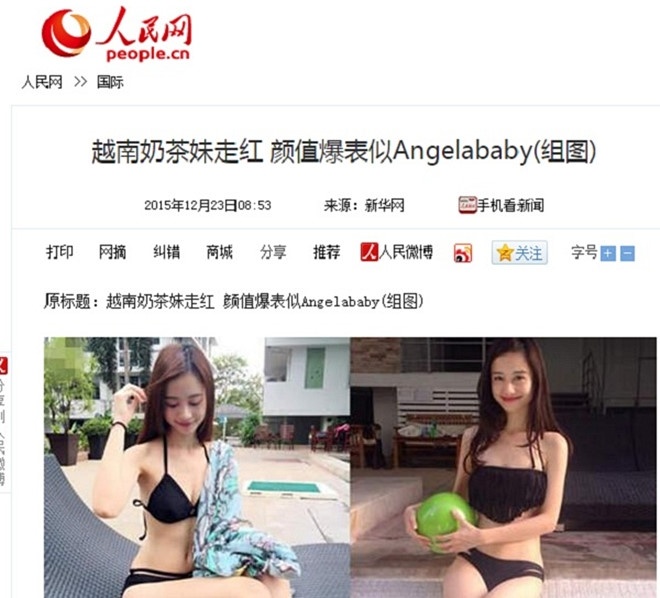 hot girl Việt lên báo nước ngoài ảnh 14 hot girl Viet len bao nuoc ngoai anh 14