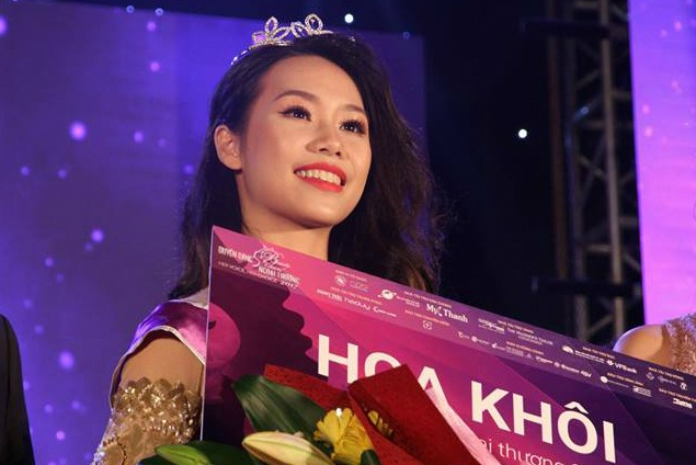 hoa khôi Duyên dáng Ngoại thương 2017 ảnh 1 hoa khoi Duyen dang Ngoai thuong 2017 anh 1