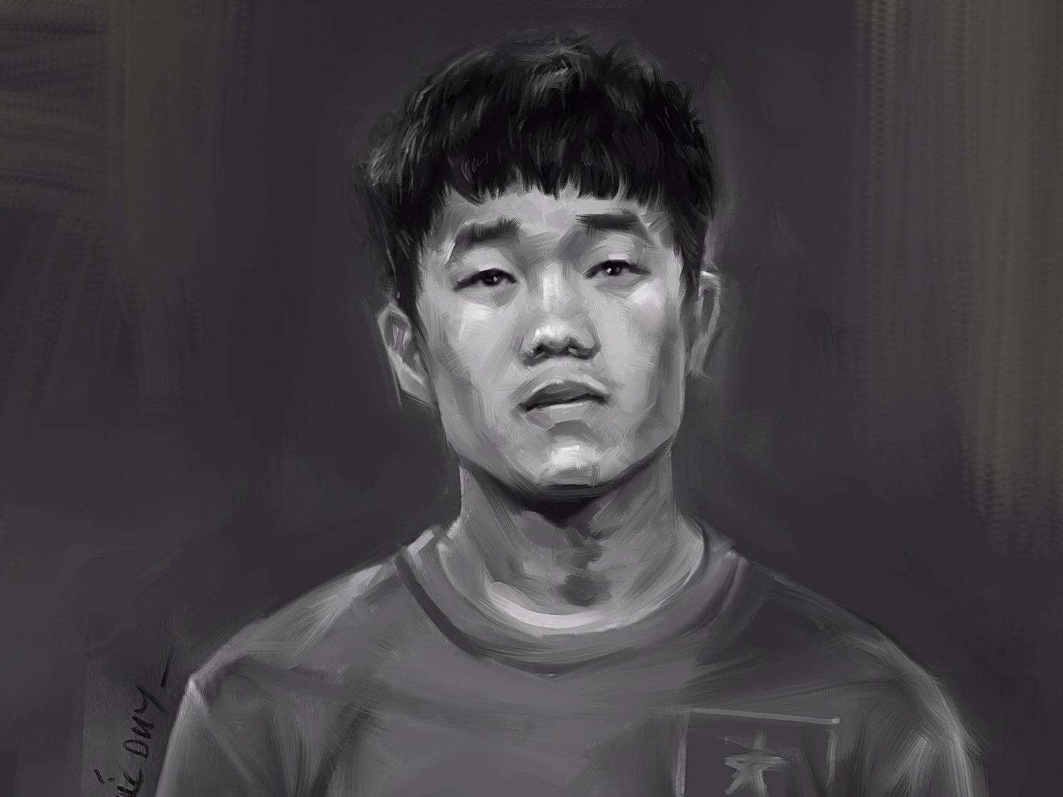 HLV Park Hang-seo va cau thu U23 Viet Nam trong the nao qua tranh 2D? hinh anh