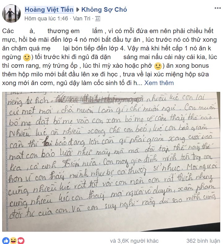 co be lop 6 viet tam thu anh 1