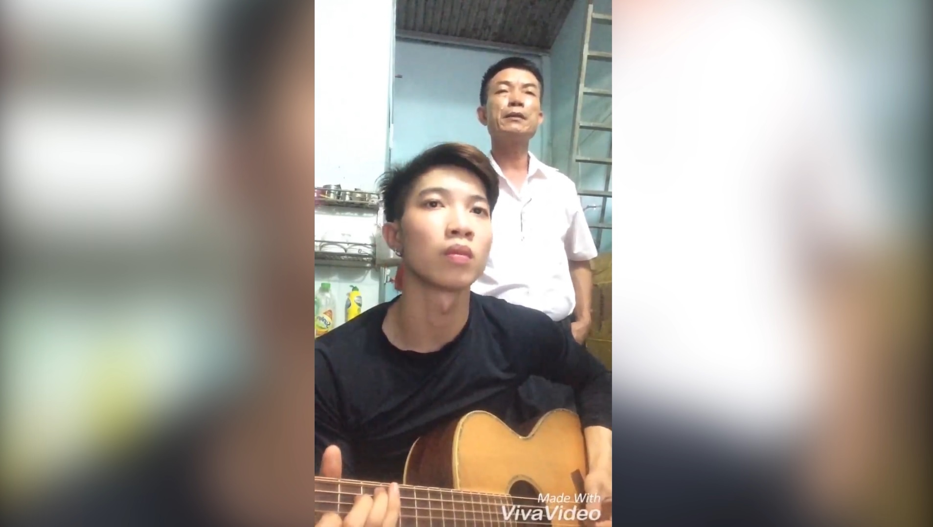 Chang trai va bo U50 mashup nhieu ca khuc nhac tre hinh anh