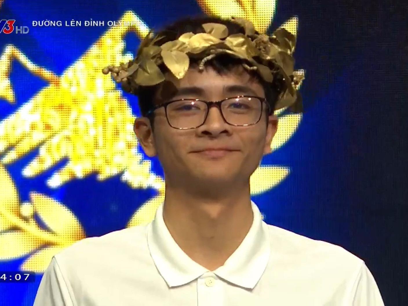 Nam sinh 'qua nhanh, qua nguy hiem' nhat cuoc thi Olympia kich tinh hinh anh