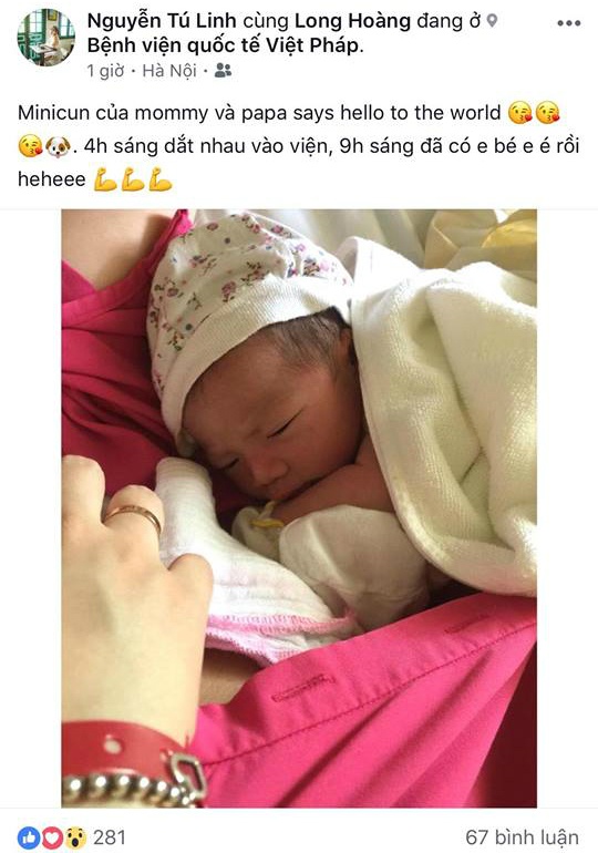 hot girl Tú Linh sinh con ảnh 2 hot girl Tu Linh sinh con anh 2