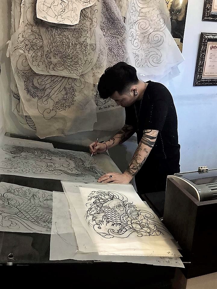 nghe si xam hinh anh 4