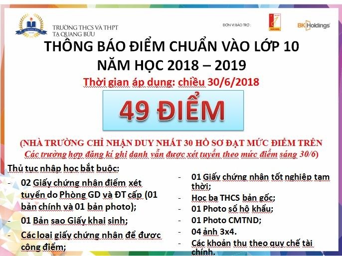 Phu huynh dau tim vi diem chuan lop 10 'nhay mua' nhu san chung khoan hinh anh