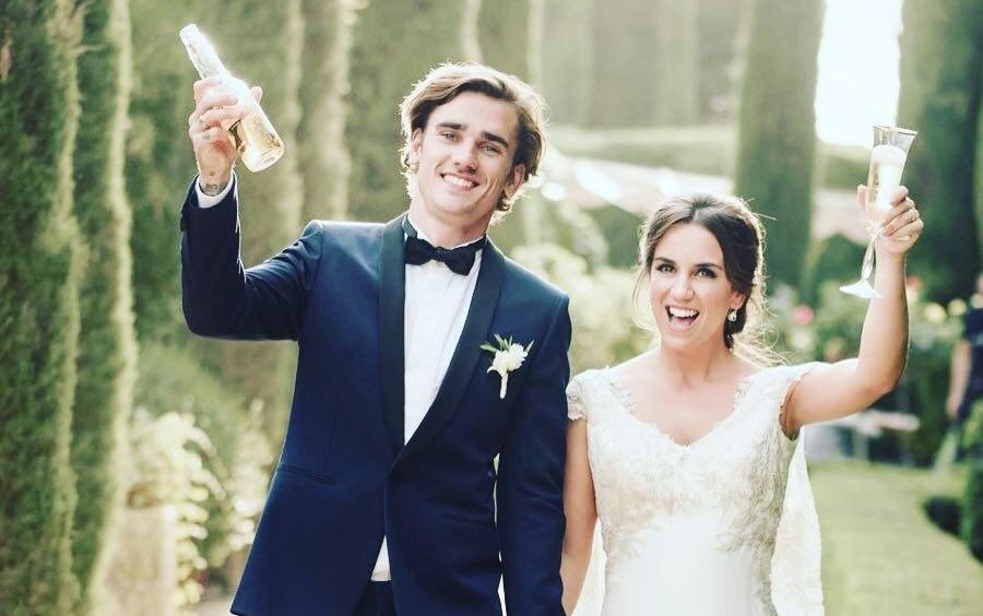 Hanh trinh yeu cua tien dao Phap Antoine Griezmann va vo xinh dep hinh anh