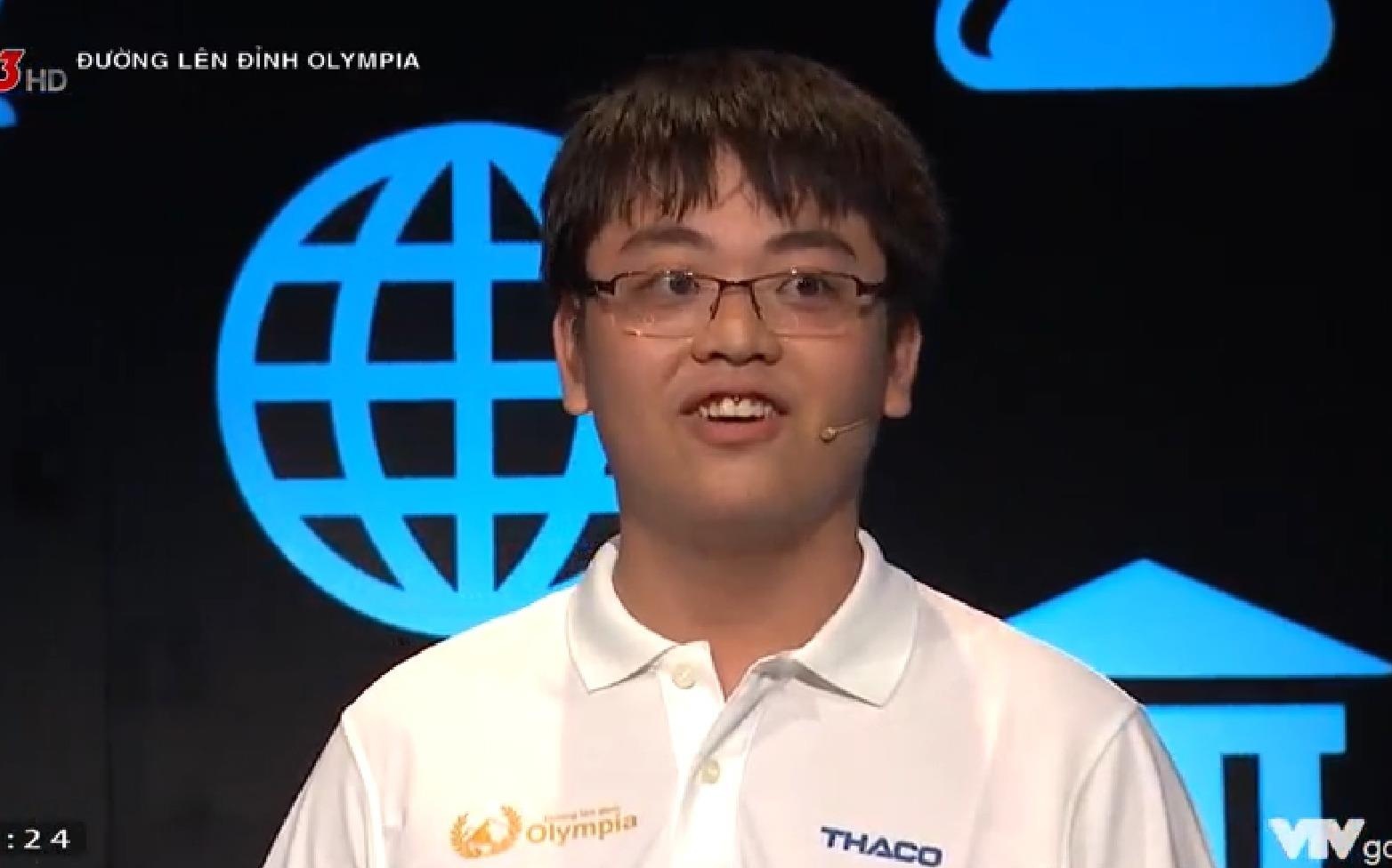 Nhat Hoang la mot trong 2 thi sinh dat diem ky luc cua Olympia 2018 hinh anh