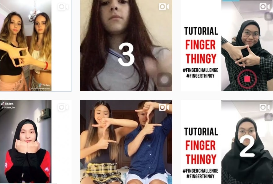 trào lưu Finger Thingy Challenge ảnh 1 trao luu Finger Thingy Challenge anh 1