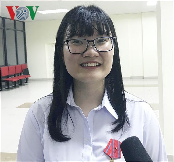 cô gái vàng Olympic Sinh học quốc tế ảnh 1 co gai vang Olympic Sinh hoc quoc te anh 1