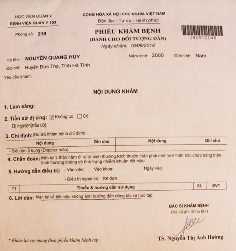 nam sinh bi Hoc vien Hau can tra ve anh 2