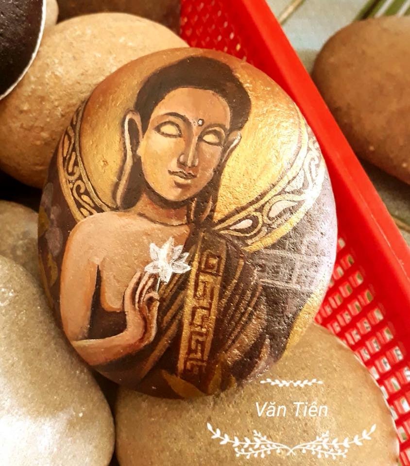 ve tranh tren da cuoi anh 6