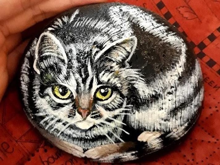 9X Dak Lak ve tranh 3D tren da cuoi song dong nhu that hinh anh