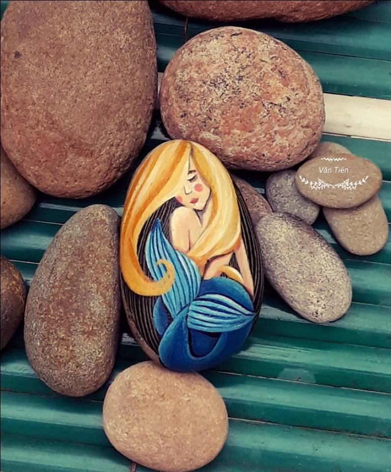 ve tranh tren da cuoi anh 18