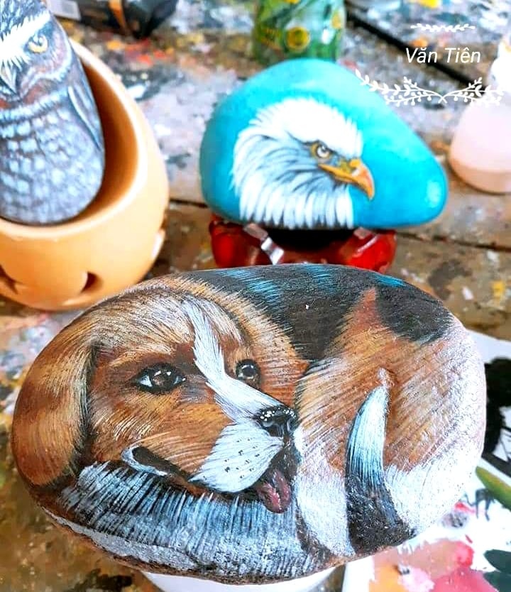 ve tranh tren da cuoi anh 16