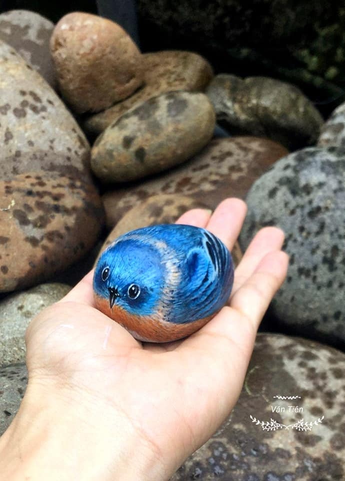 ve tranh tren da cuoi anh 14