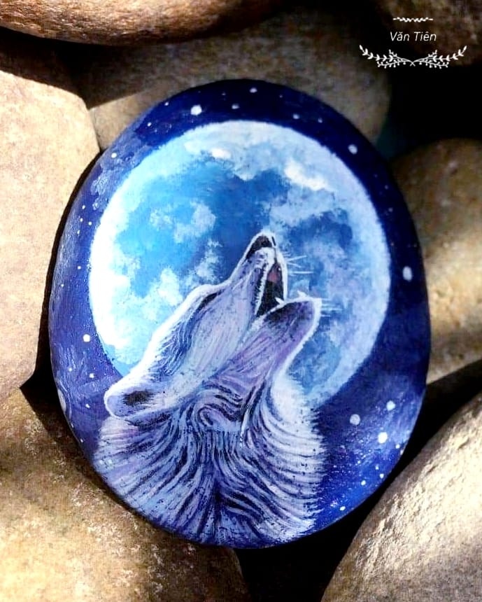 ve tranh tren da cuoi anh 10