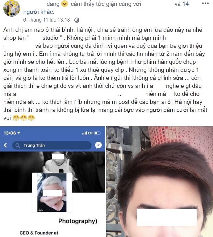 tố studio 2 năm không trả đủ ảnh và clip ảnh 1 to studio 2 nam khong tra du anh va clip anh 1