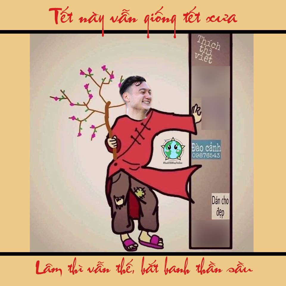 ảnh chế ăn Tết tuyển thủ Việt Nam ảnh 4 anh che an Tet tuyen thu Viet Nam anh 4