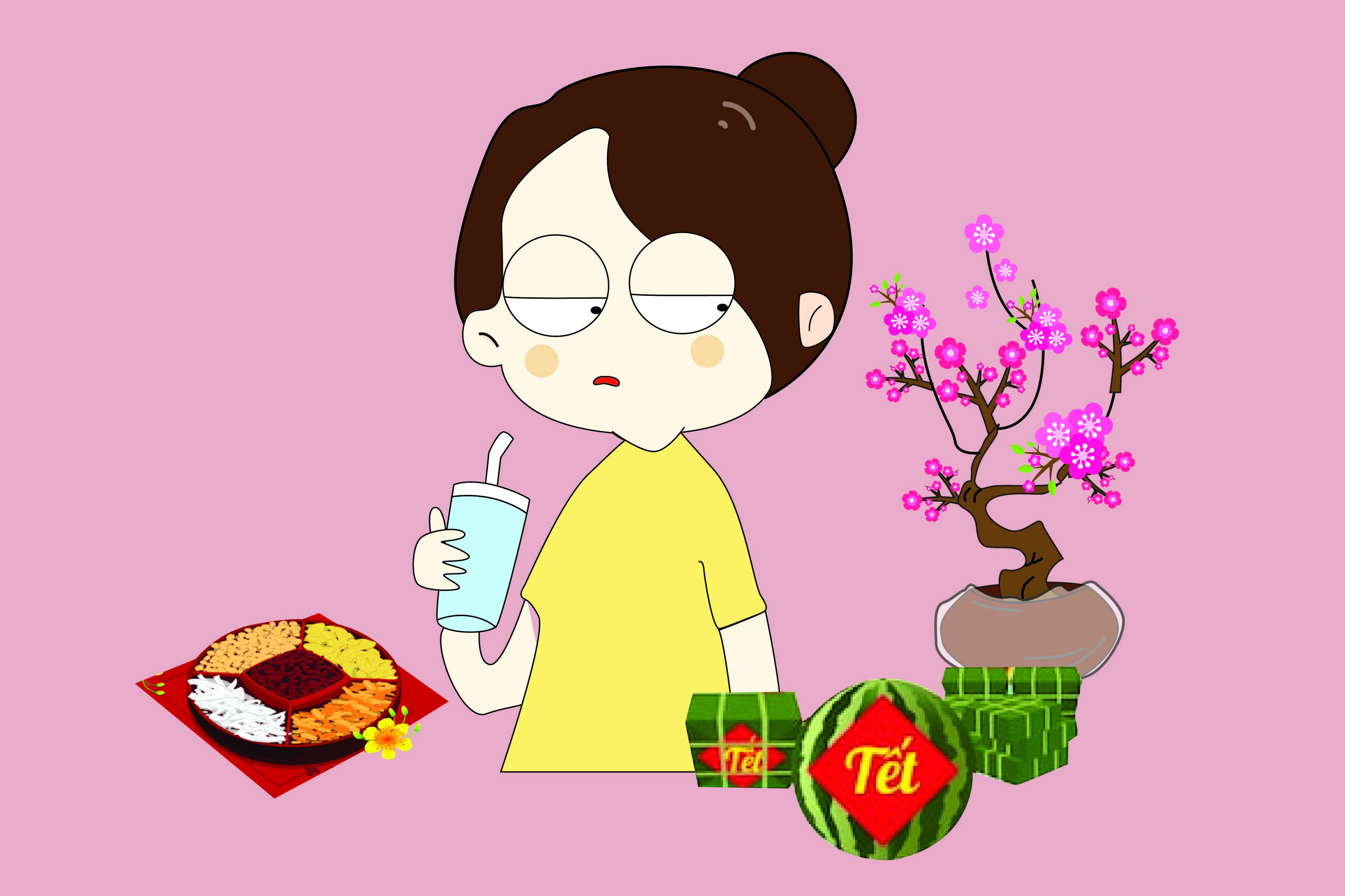 Hoi gai e sap 30 tuoi va tam su 'cuoi ra nuoc mat' khi Tet den hinh anh