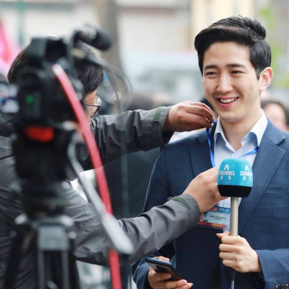 nam phong vien dep trai dai Channel A Han Quoc anh 1