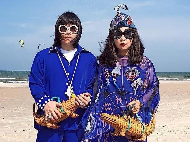 Hai me con Thai Lan noi tieng voi phong cach thoi trang ky la hinh anh