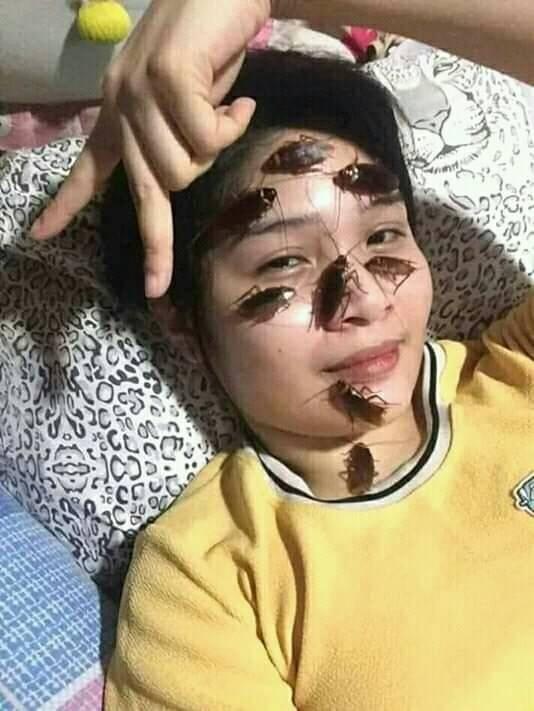 trào lưu đặt gián lên mặt selfie ảnh 2 trao luu dat gian len mat selfie anh 2