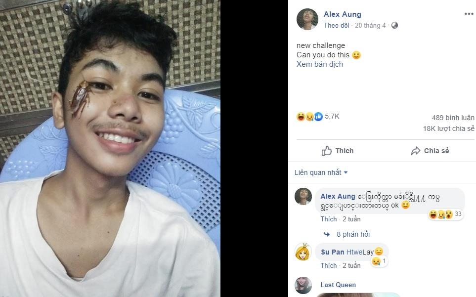 trào lưu đặt gián lên mặt selfie ảnh 1 trao luu dat gian len mat selfie anh 1