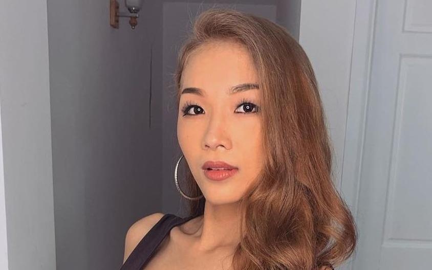 A hau Hoang Thuy chia se hinh em gai xinh dep, goi cam khong kem chi hinh anh