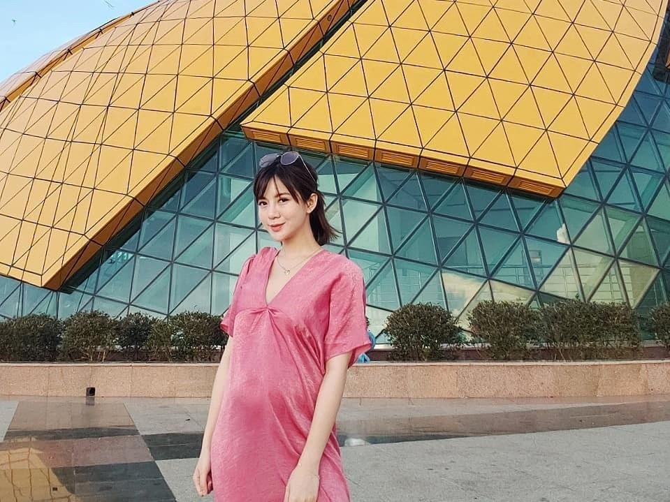 Tú Linh MU mang thai lần hai ảnh 1 Tu Linh MU mang thai lan hai anh 1