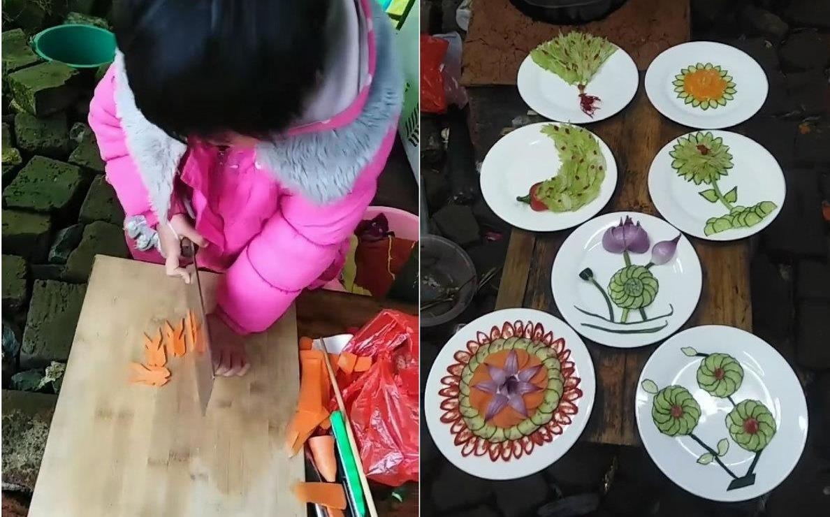 Co be Trung Quoc 6 tuoi co ky nang dung dao 'sieu dang' hinh anh