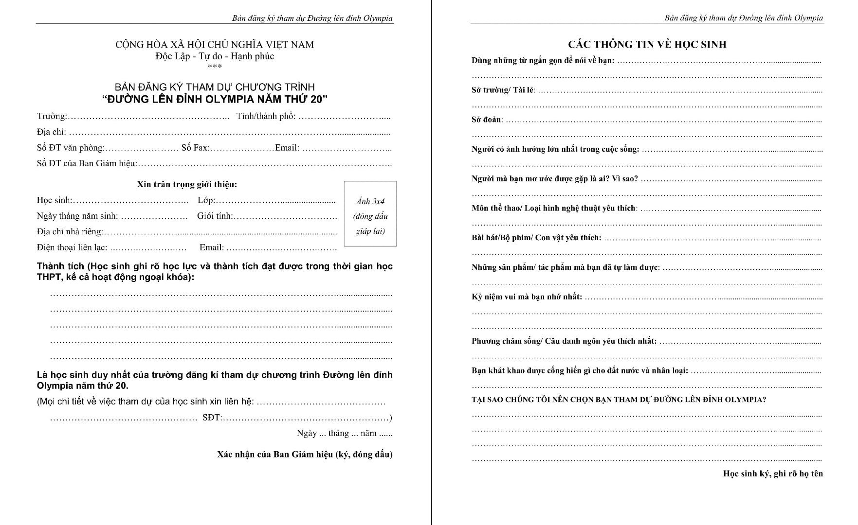 Olympia tuyen sinh nam 20 anh 2