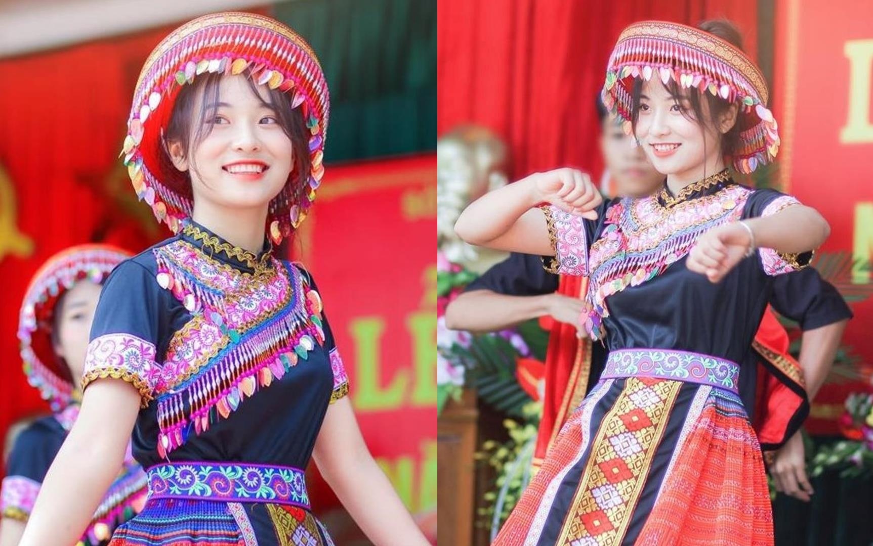 nu sinh gay chu y trong ngay khai giang anh 1