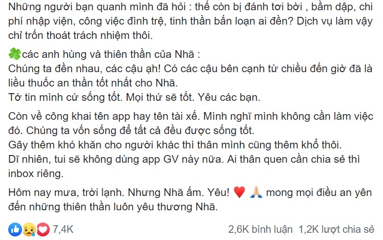 tài xế Go việt hành hung Kim Nhã  ảnh 2 tai xe Go viet hanh hung Kim Nha anh 2