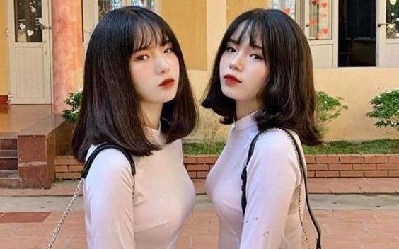 Chi em Hang Nga va nhung cap sinh doi dinh dam tren mang hinh anh