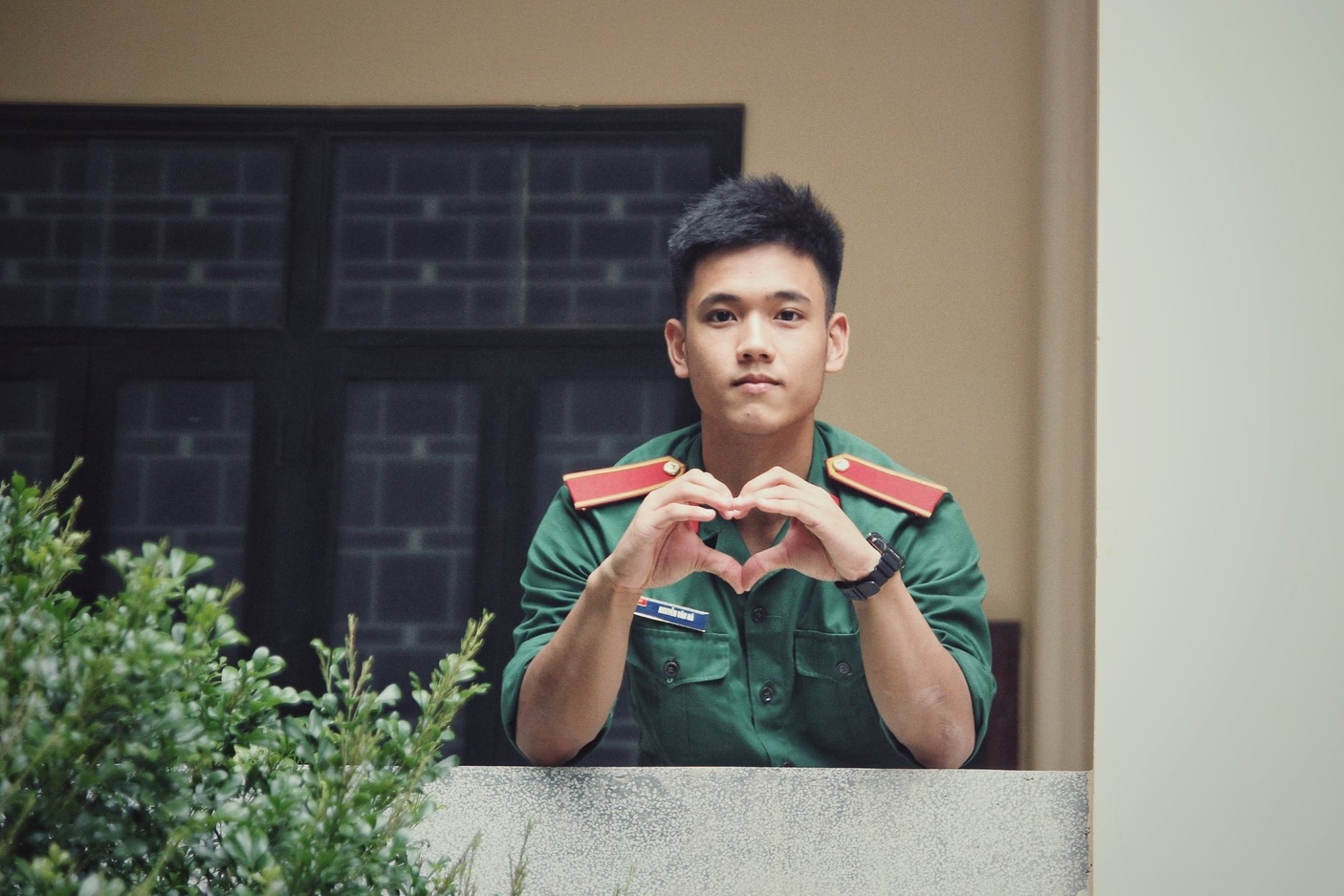 hot boy quan nhan anh 1