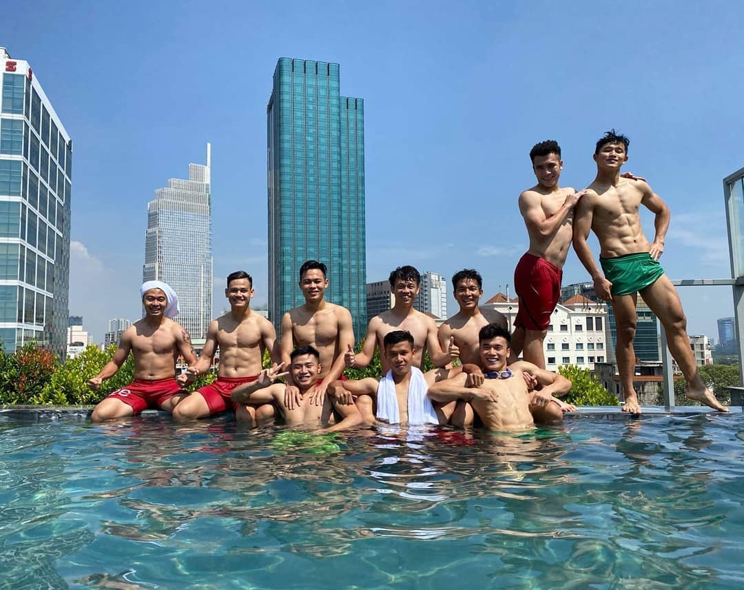 cầu thủ U22 khoe body 6 múi ảnh 2 cau thu U22 khoe body 6 mui anh 2