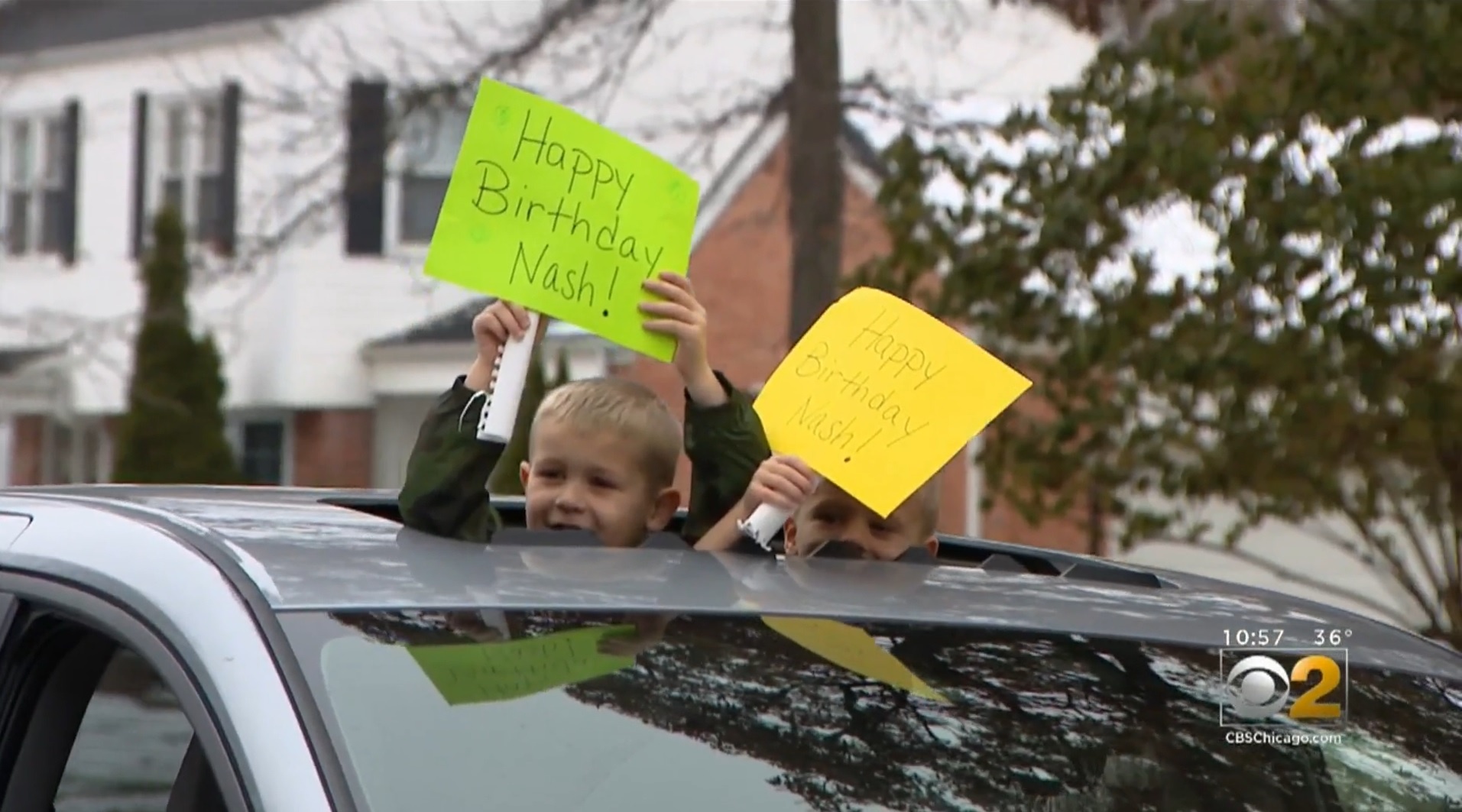 cậu bé mắc bệnh hiếm được diễu hành sinh nhật ảnh 2 cau be mac benh hiem duoc dieu hanh sinh nhat anh 2