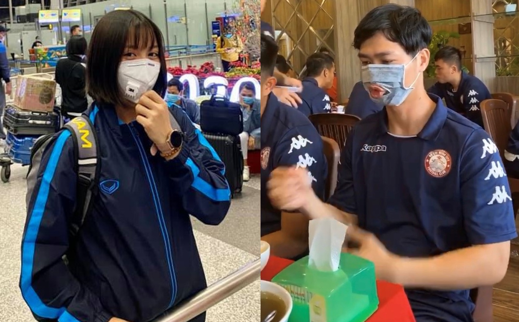 Van Lam, Hoang Thi Loan bit khau trang kin mat vi dich corona hinh anh