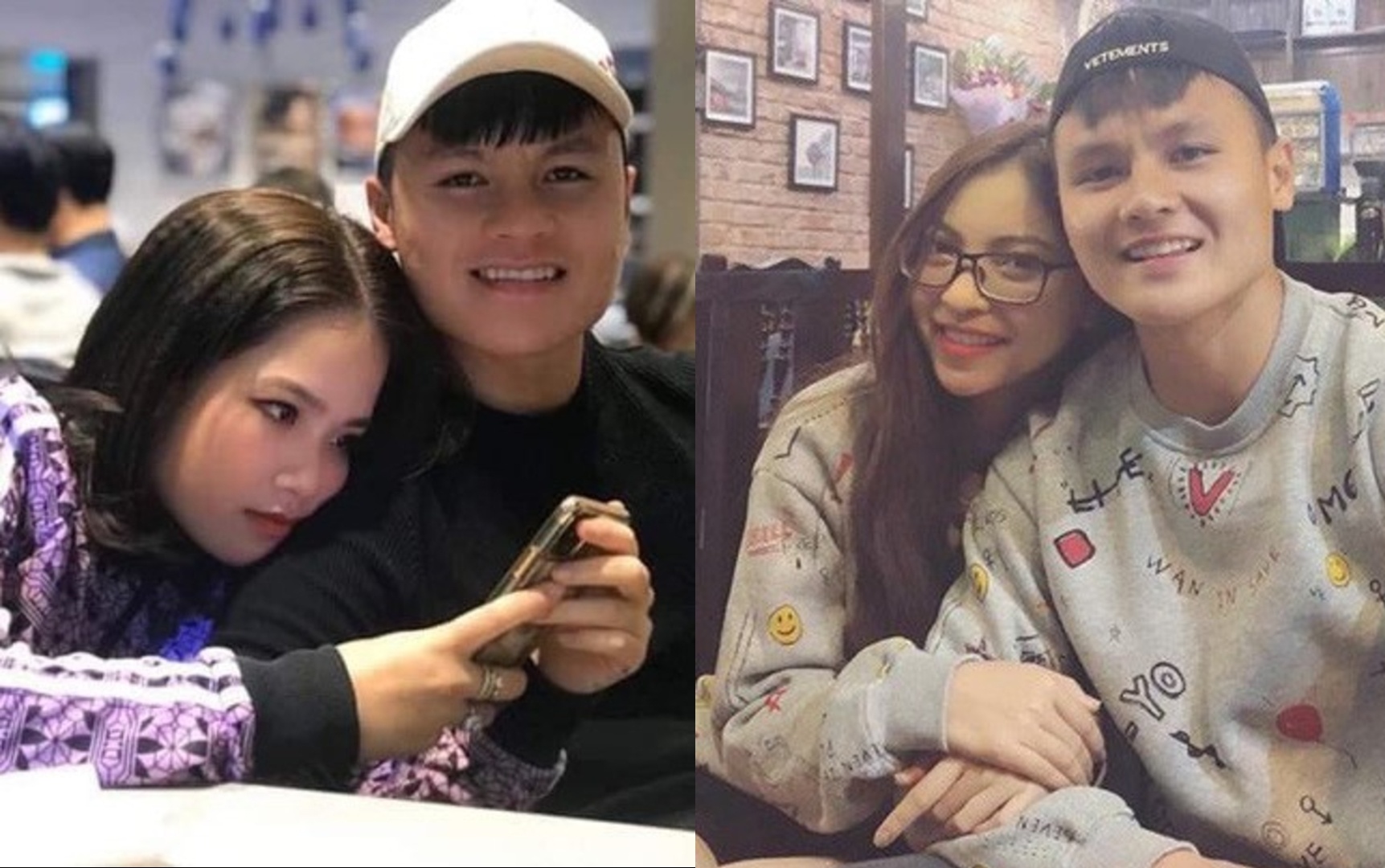 Duong tinh duyen cua Quang Hai voi 4 hot girl 9X hinh anh