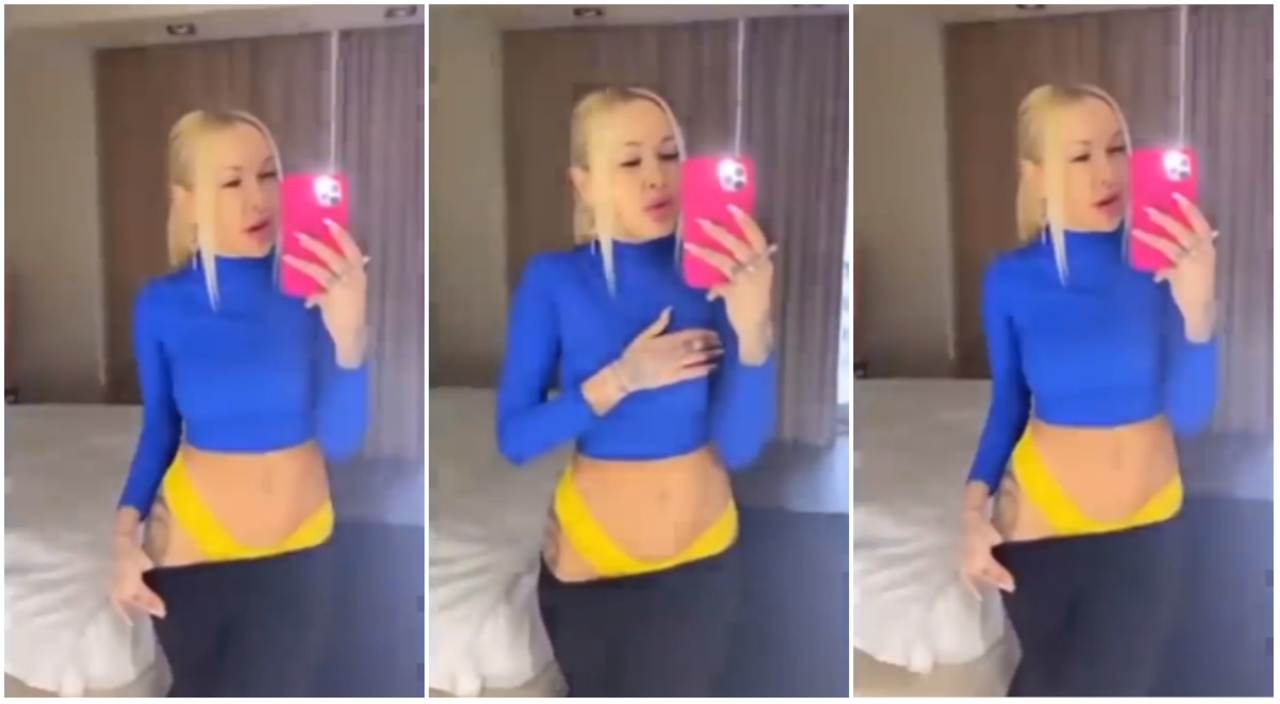 WAGs khoe noi y khi hat quoc ca Ukraine anh 1