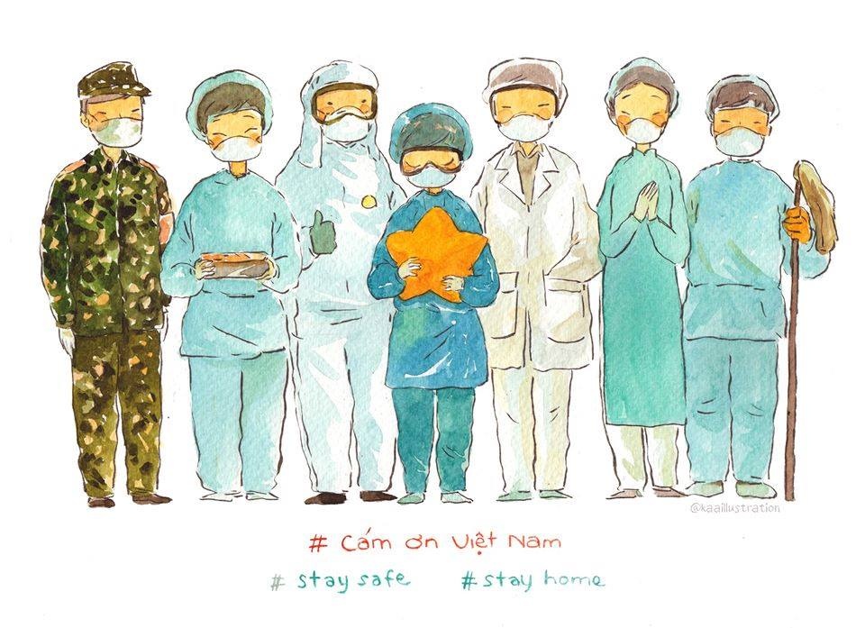 bo tranh tri an cac chien si chong dich anh 1