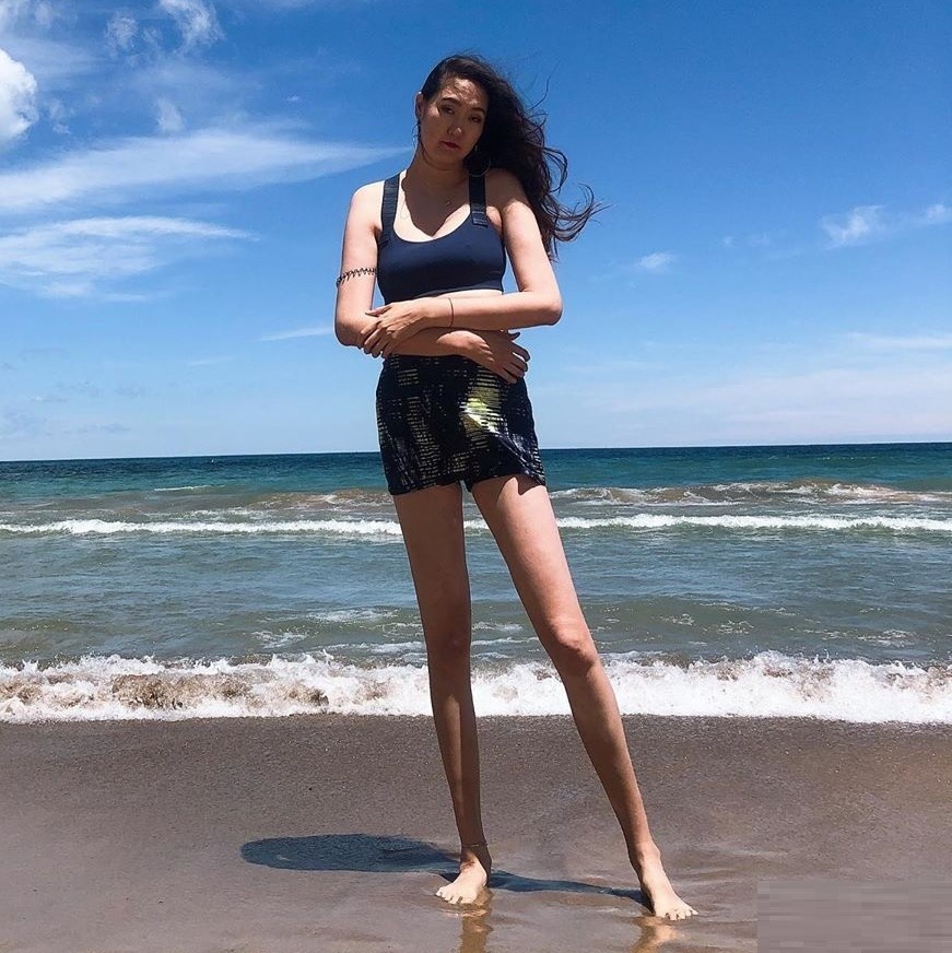 co gai co doi chan dai nhat the gioi anh 1