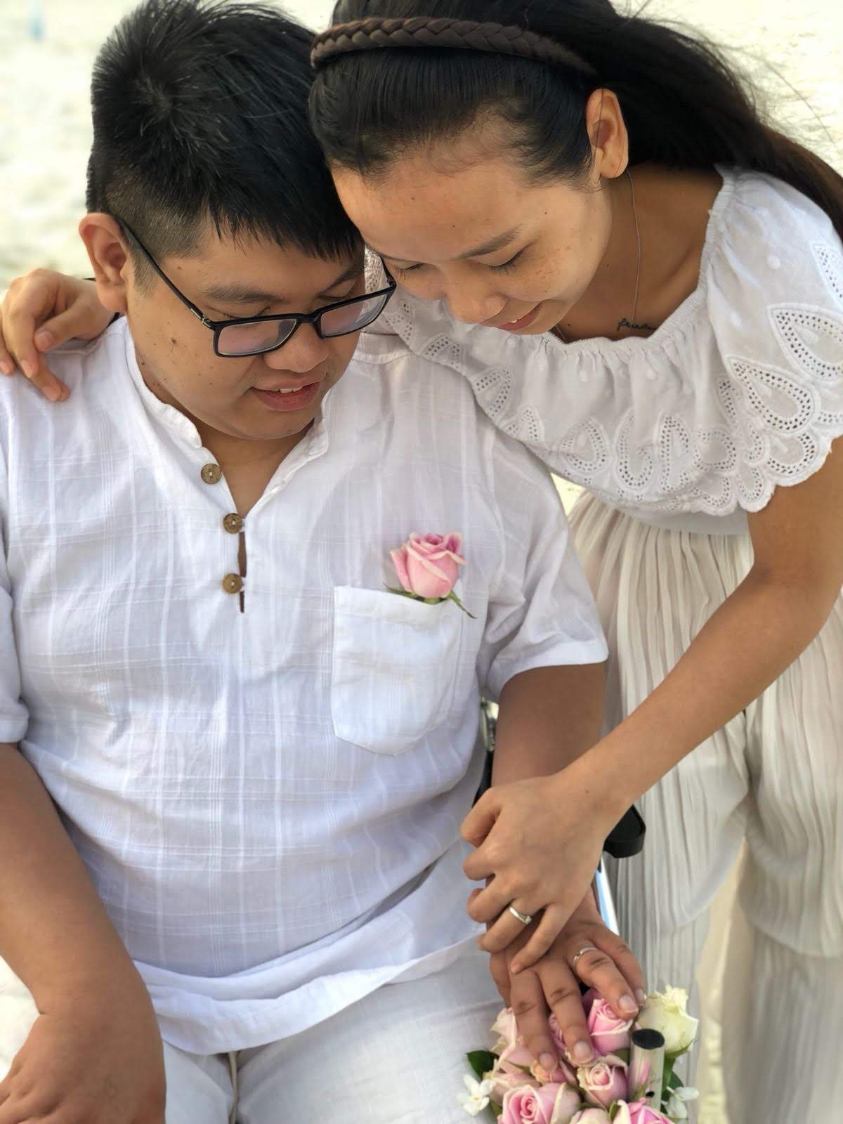 chuyện tình của chàng trai Bắc Giang liệt hai chân ảnh 3 chuyen tinh cua chang trai Bac Giang liet hai chan anh 3