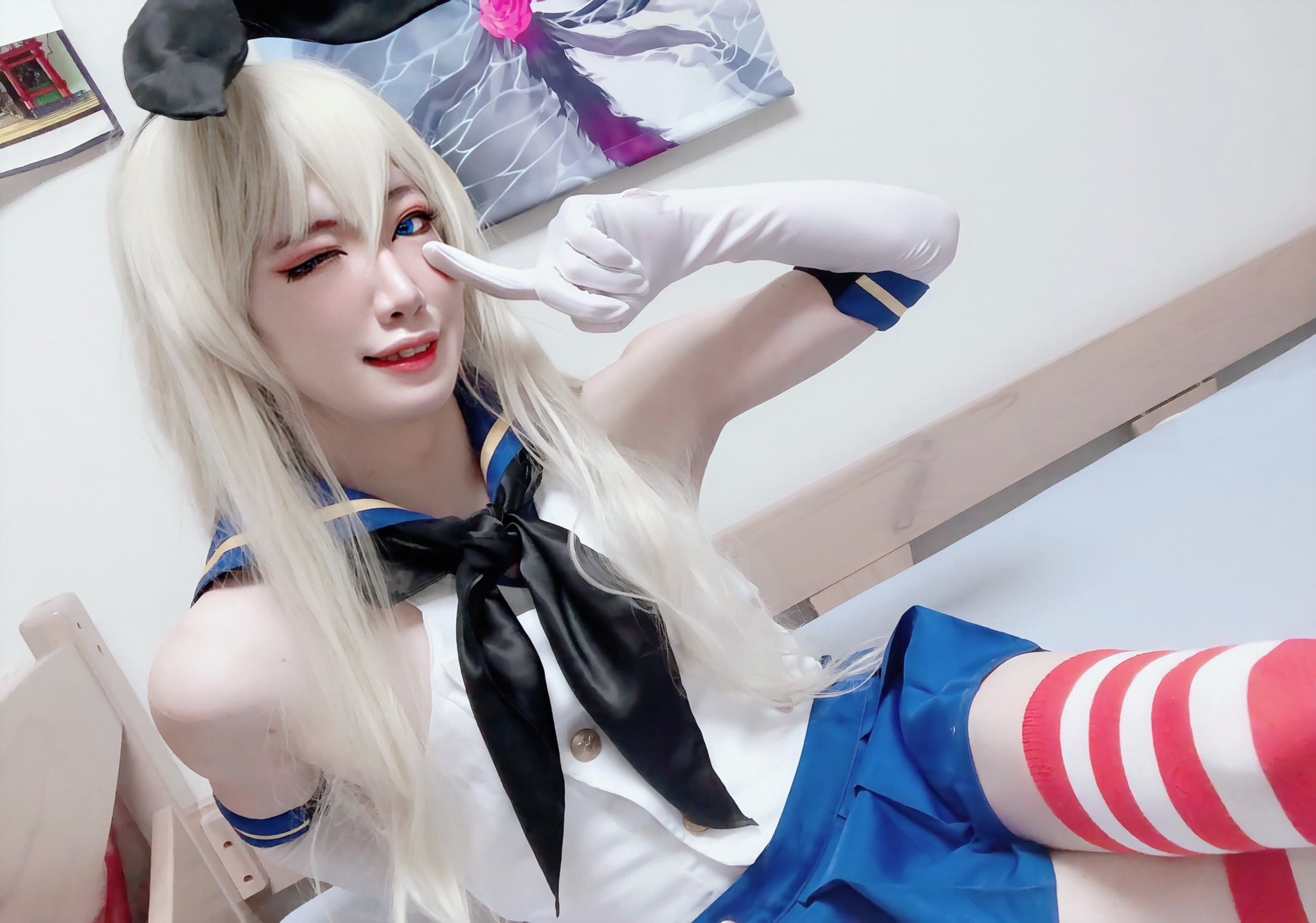 Cosplayer Nhật khiến fan bất ngờ khi tiết lộ ngoại hình thật ảnh 5 Cosplayer Nhat khien fan bat ngo khi tiet lo ngoai hinh that anh 5