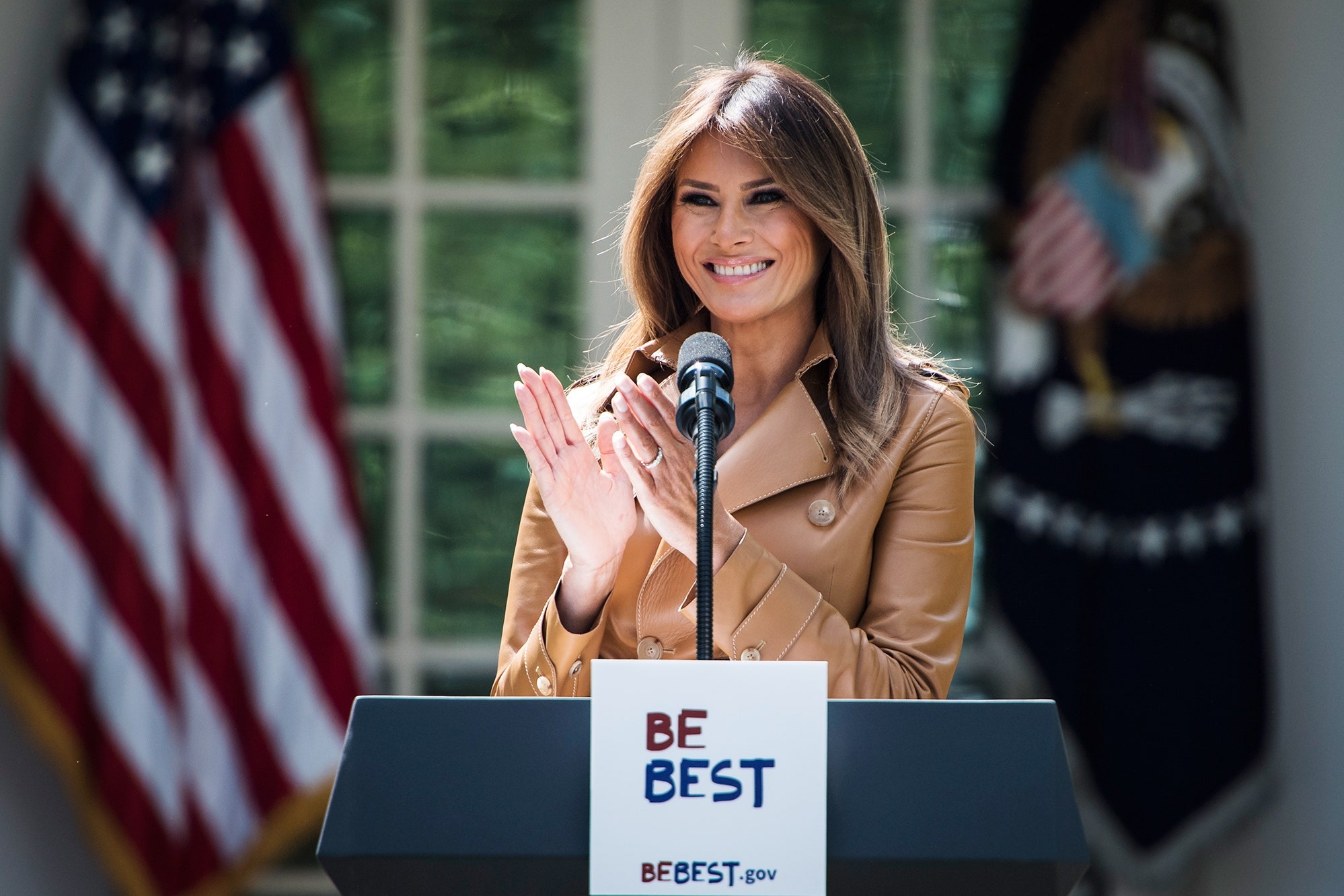 di san cua ba Melania Trump anh 1