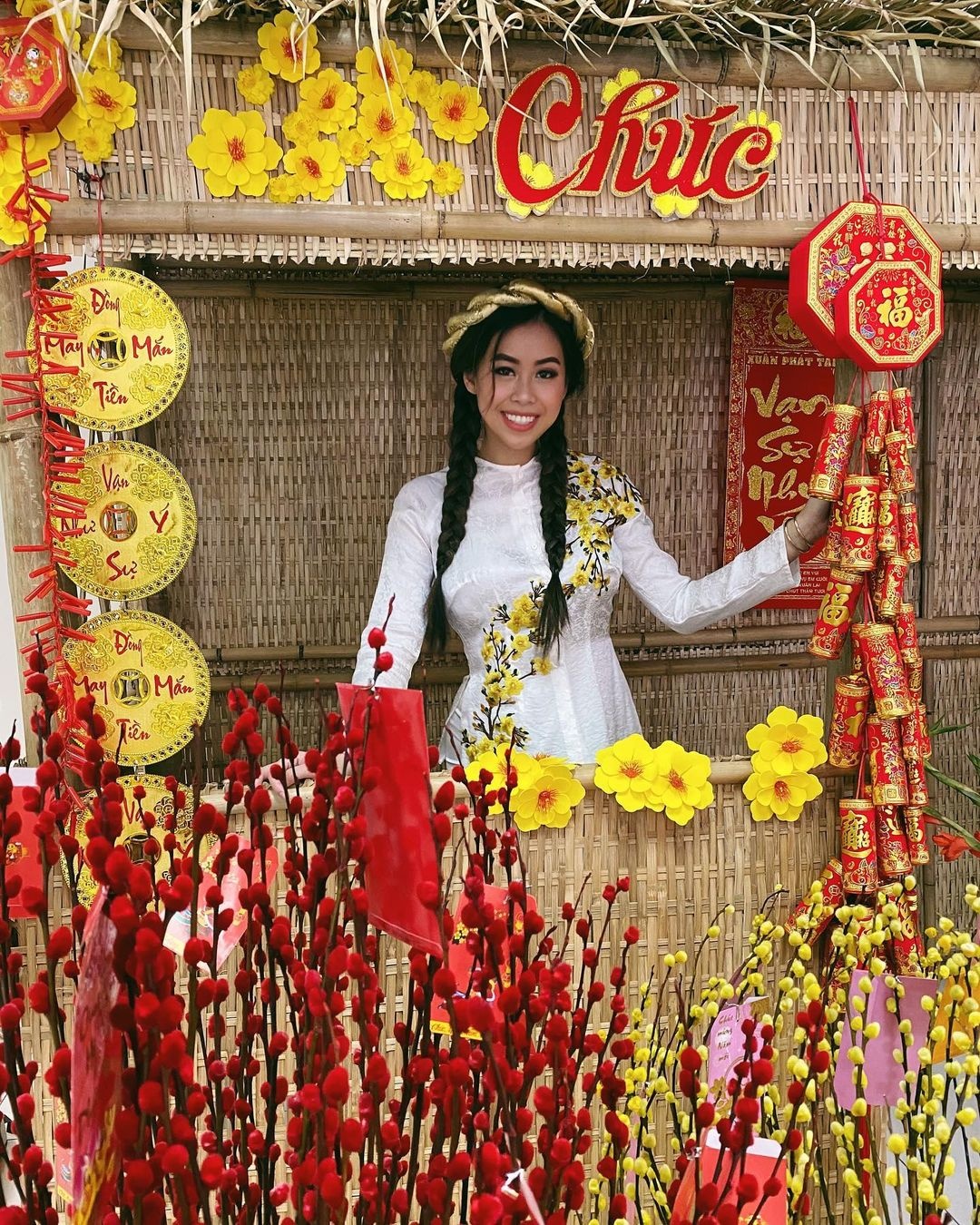 Tien Nguyen dien do truyen thong dip Tet anh 4