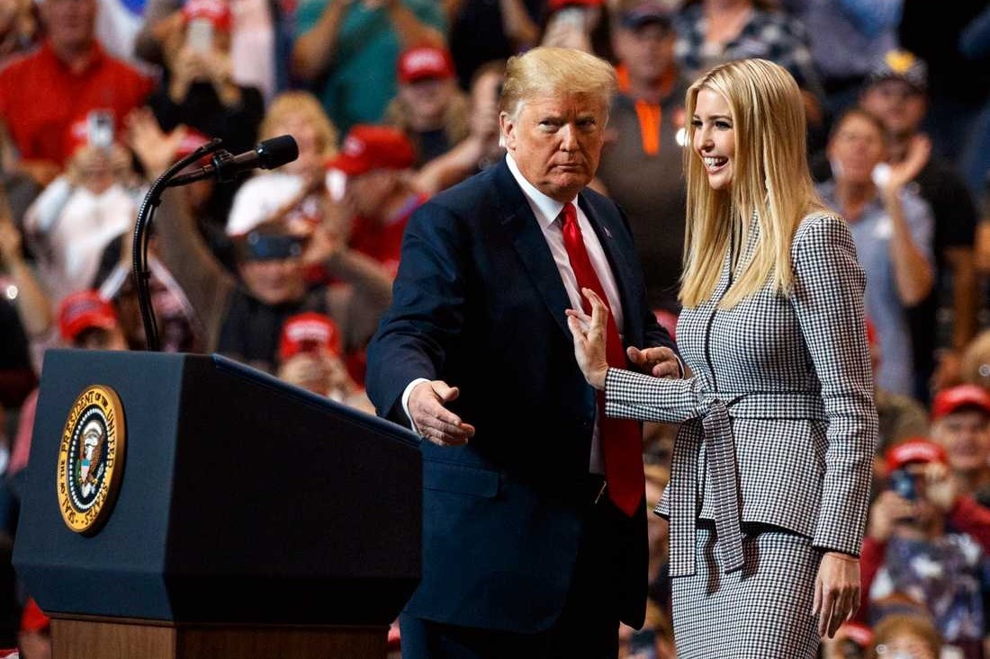 Eric Trump ung ho chi gai Ivanka anh 2